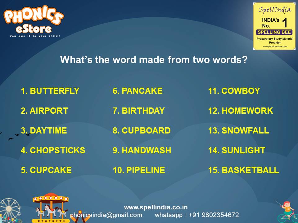 spelling-compound-words-list