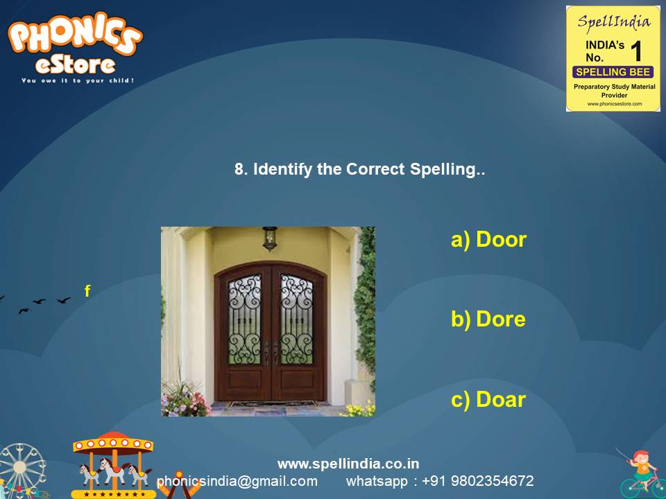 spell-bee-competition-exam-class-1-2-3-4-5-words