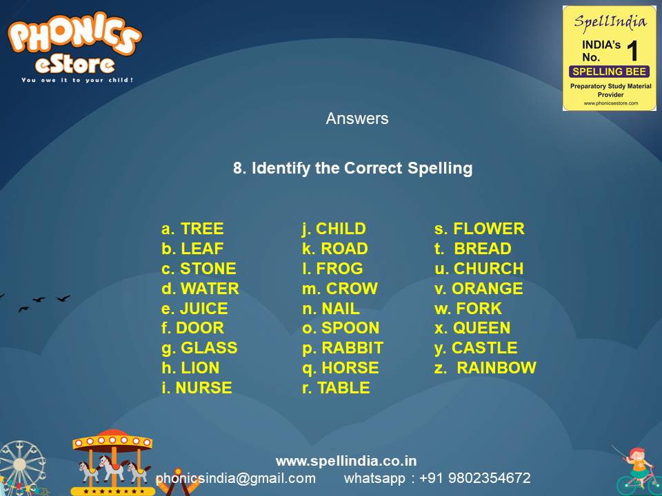 spell-bee-competition-exam-class-1-2-3-4-5-words