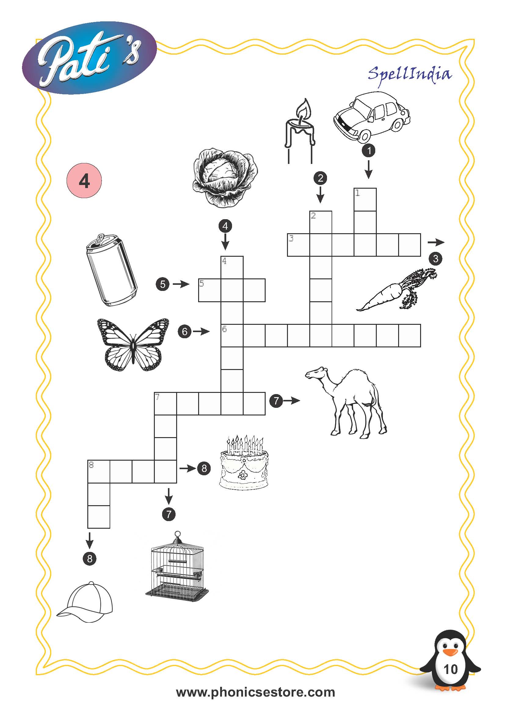 picture crossword for children spell bee academy book at amazon