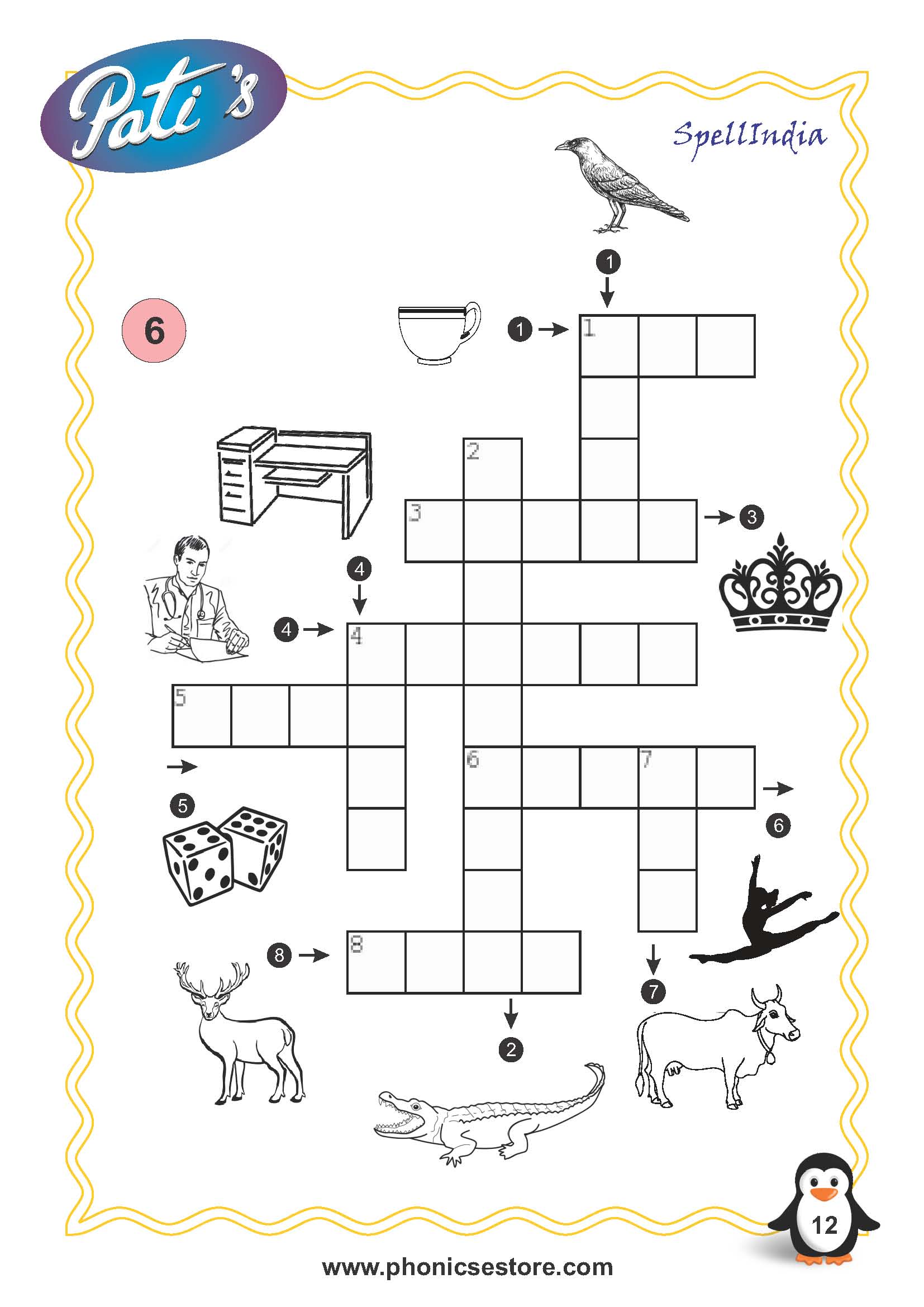 picture crossword for children spell bee academy book at amazon