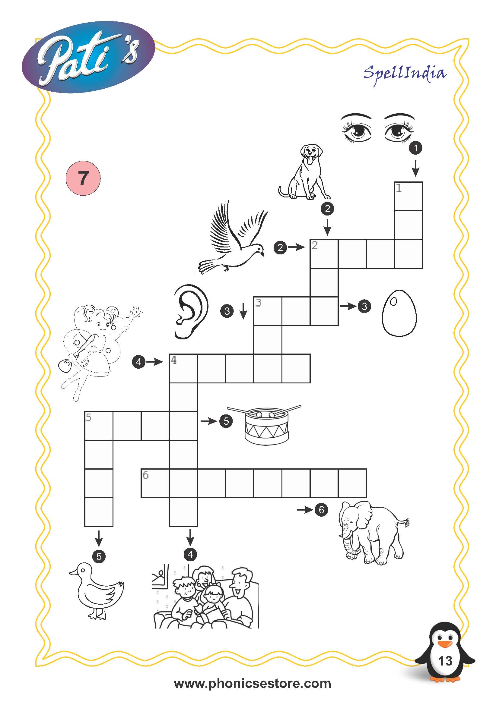 picture crossword for children spell bee academy book at amazon