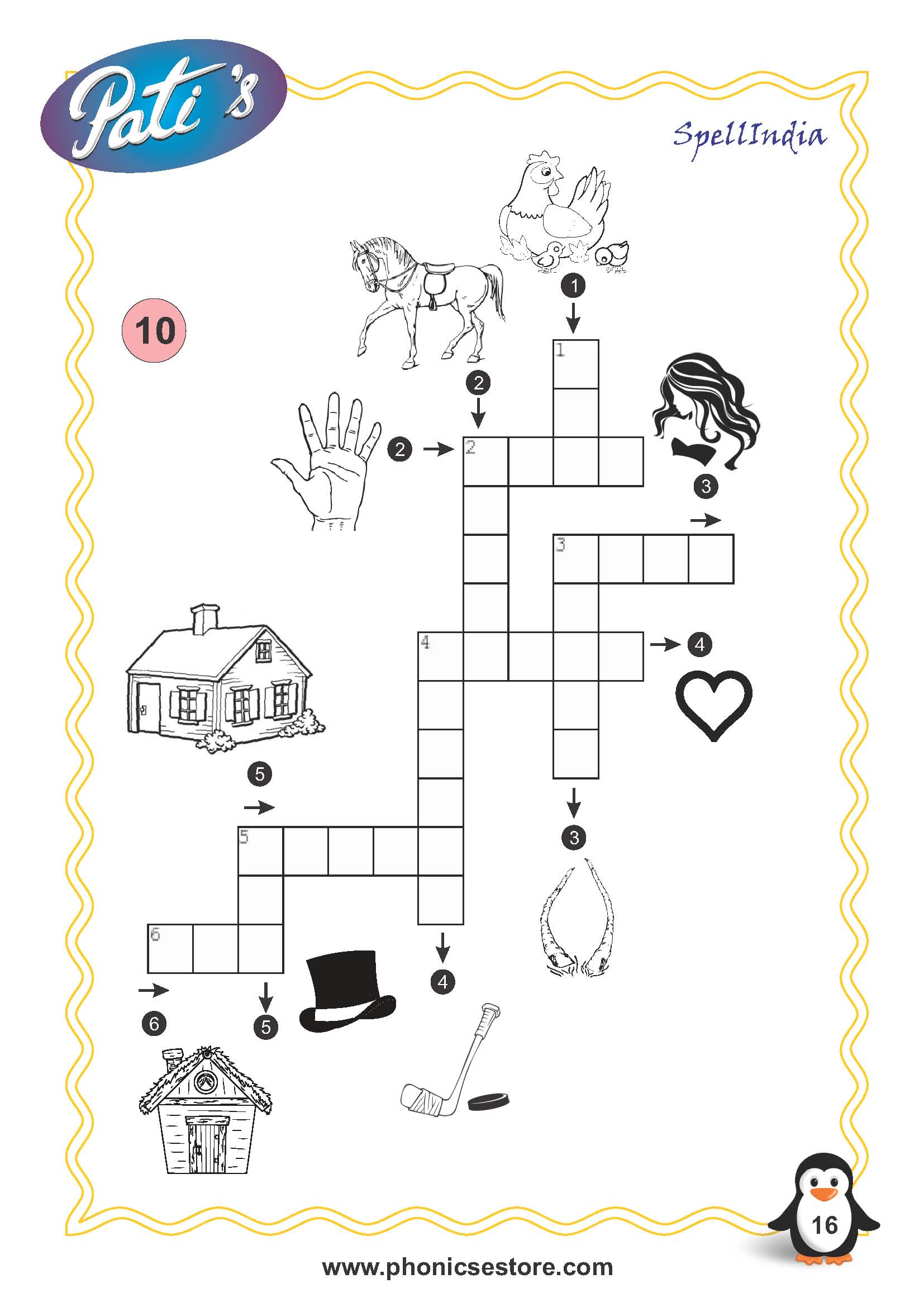 picture crossword for children spell bee academy book at amazon