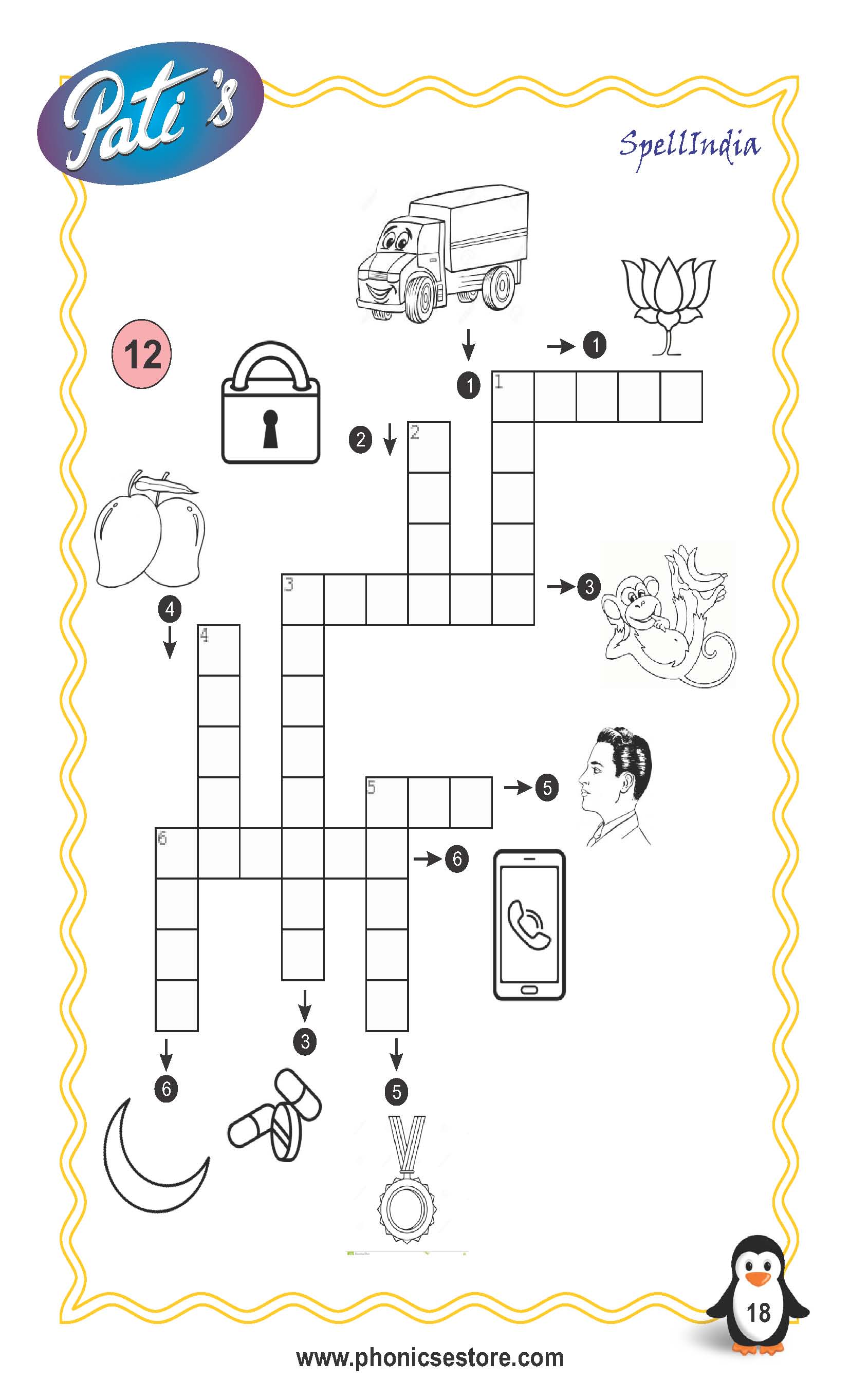 picture crossword for children spell bee academy book at amazon