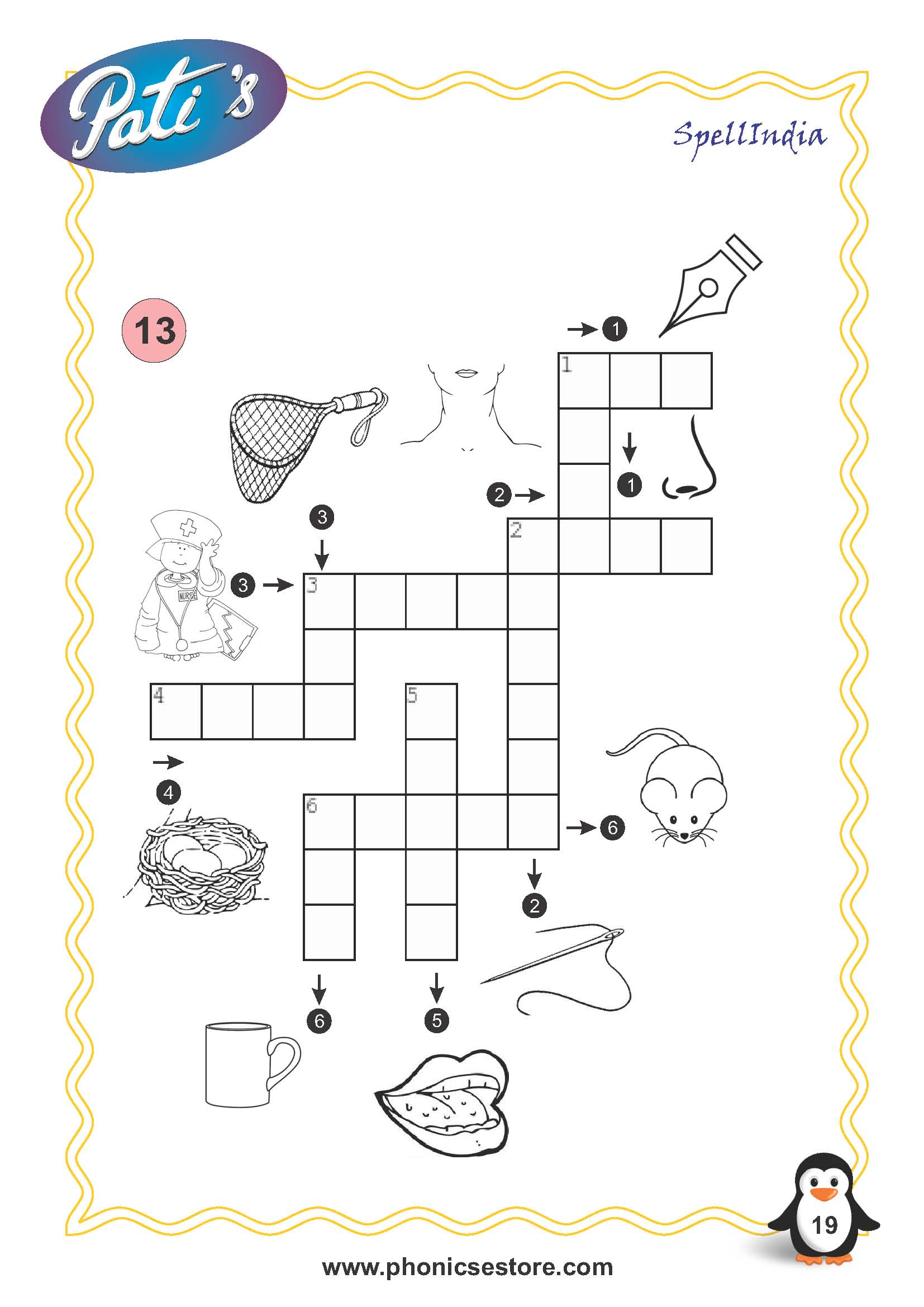 picture crossword for children spell bee academy book at amazon