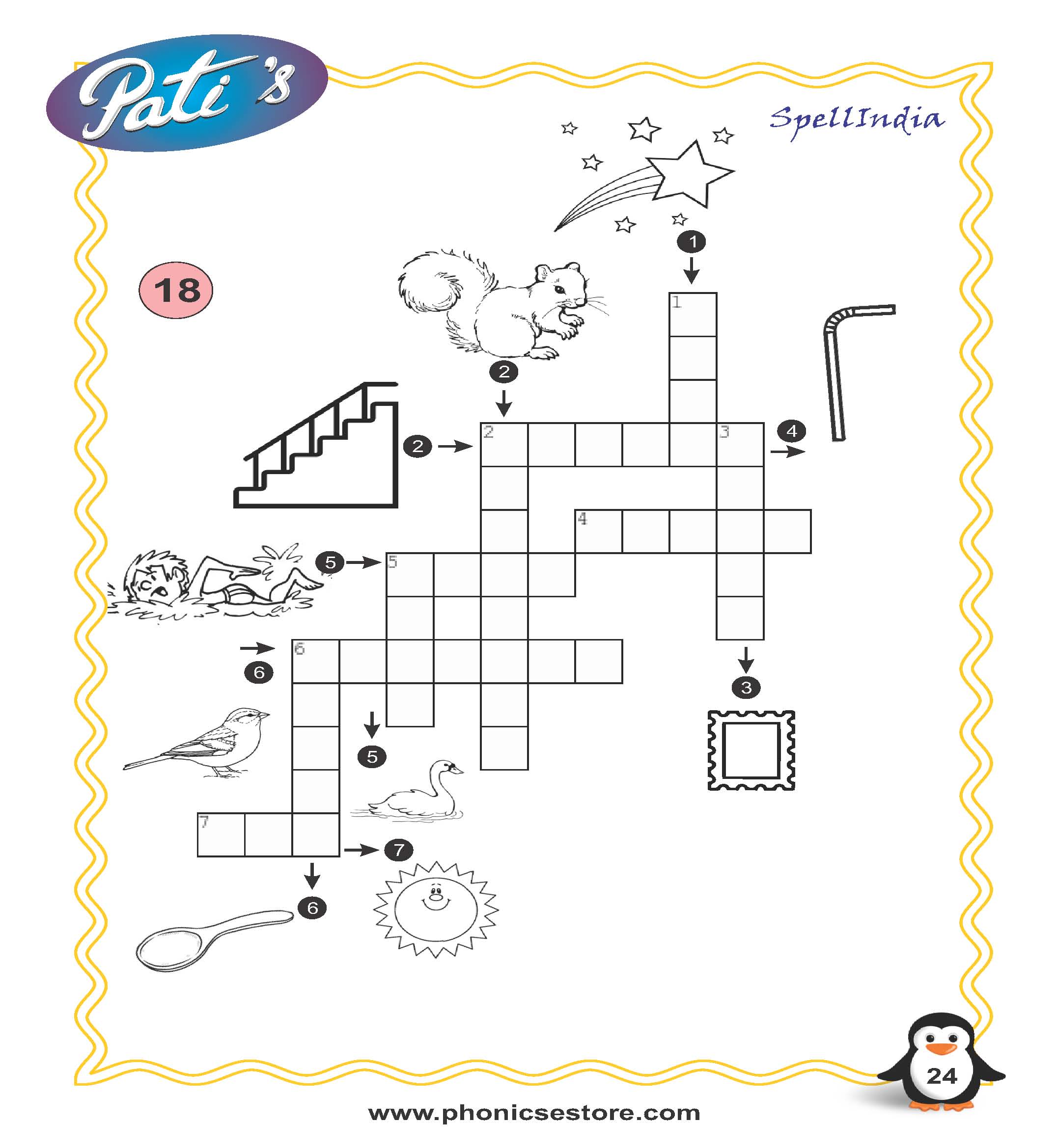 picture crossword for children spell bee academy book at amazon