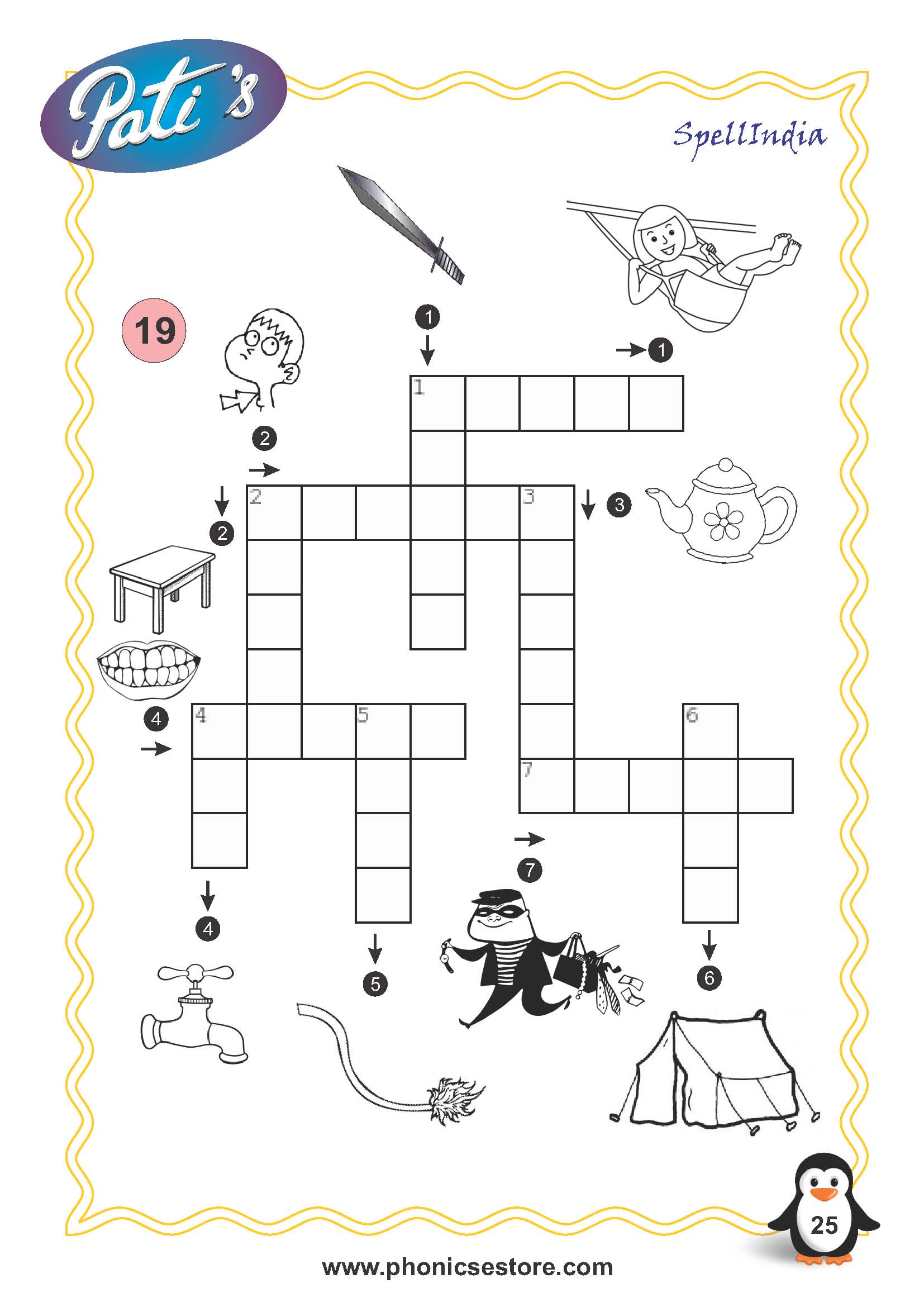 picture crossword for children spell bee academy book at amazon