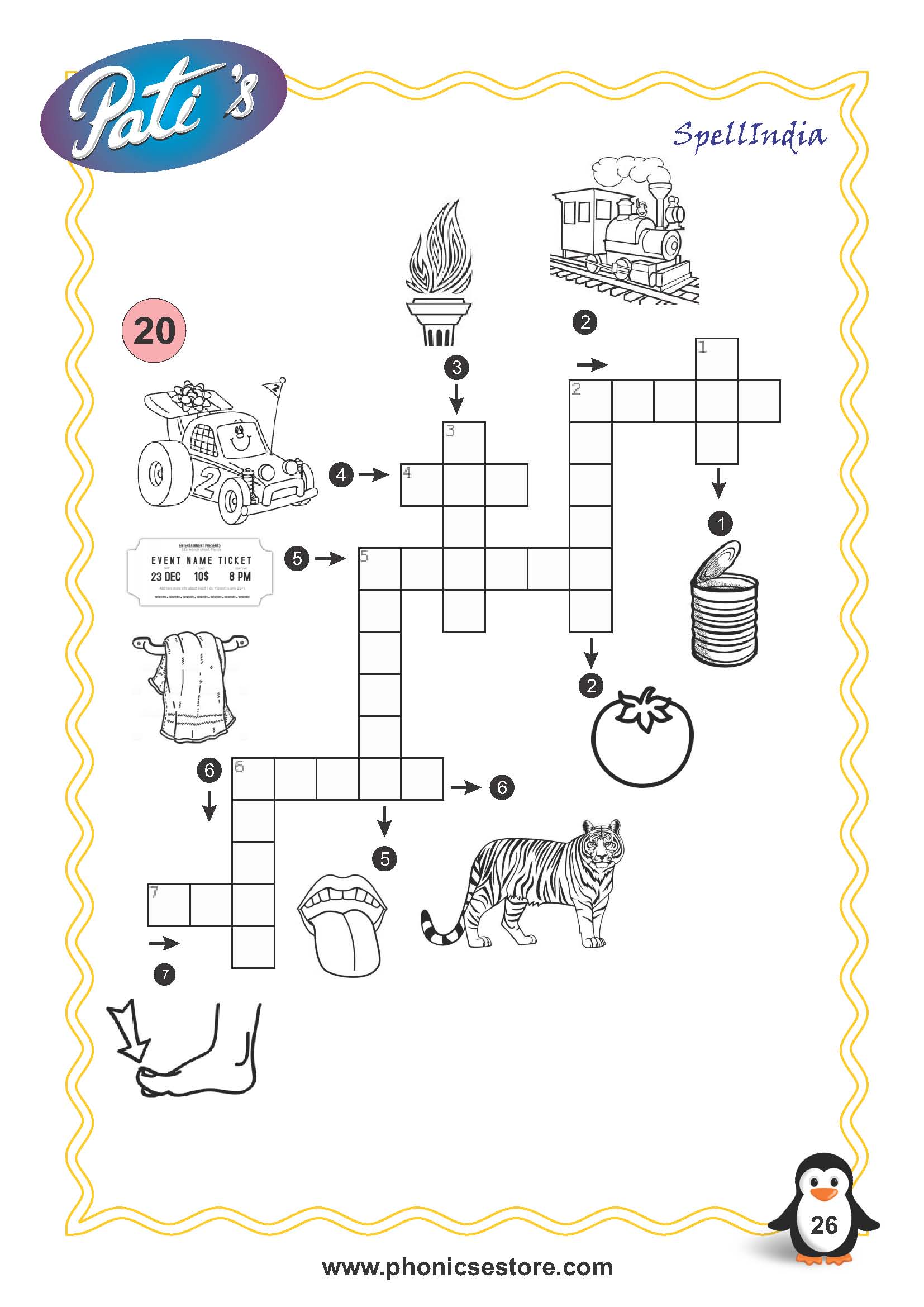picture crossword for children spell bee academy book at amazon