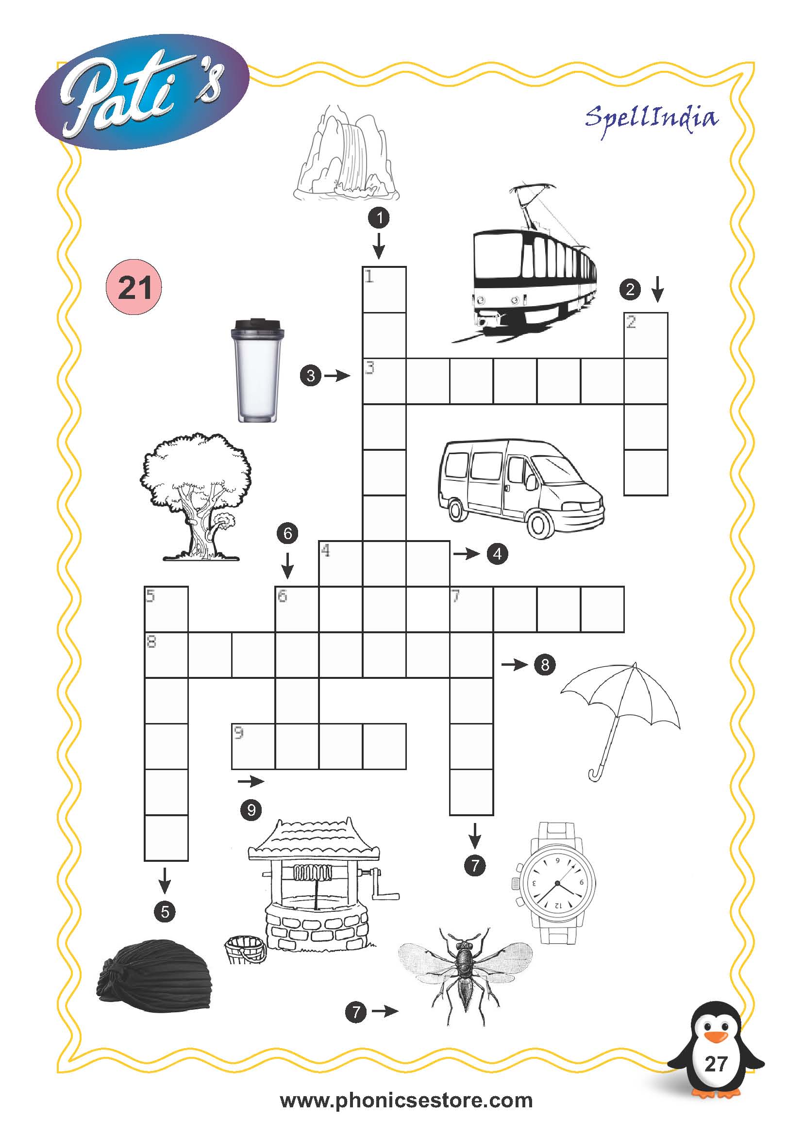 picture crossword for children spell bee academy book at amazon