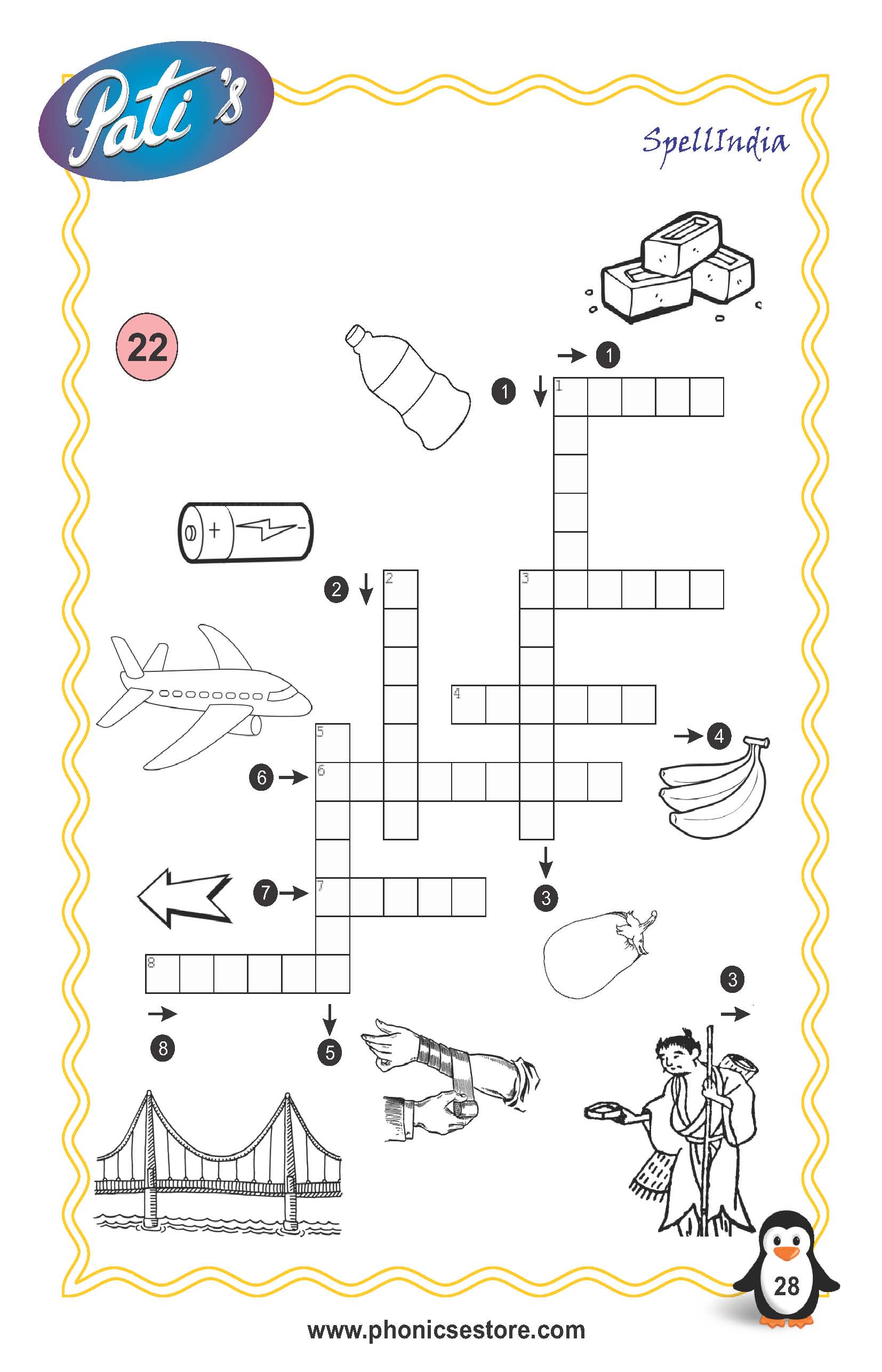 picture crossword for children spell bee academy book at amazon