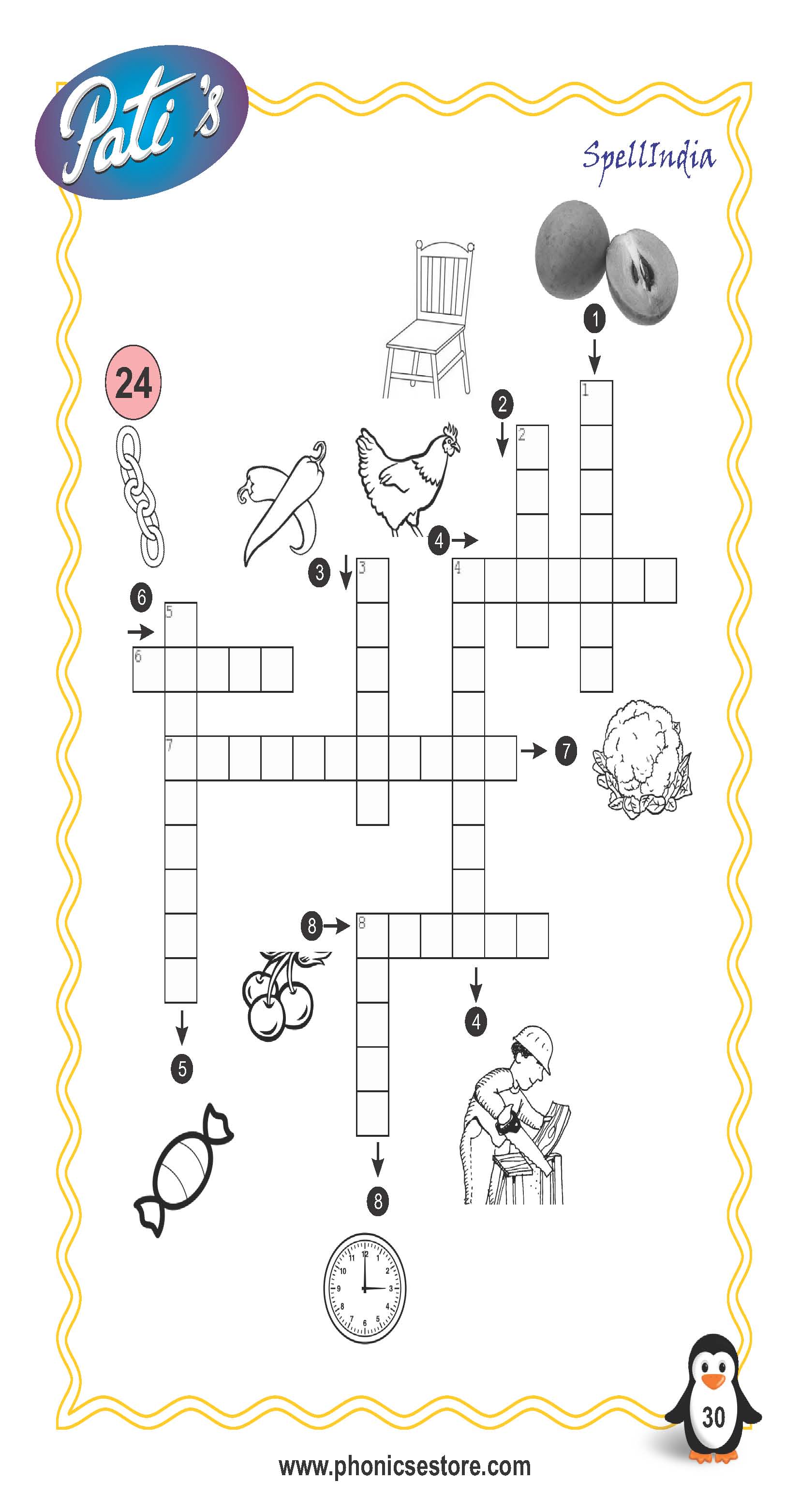 picture crossword for children spell bee academy book at amazon