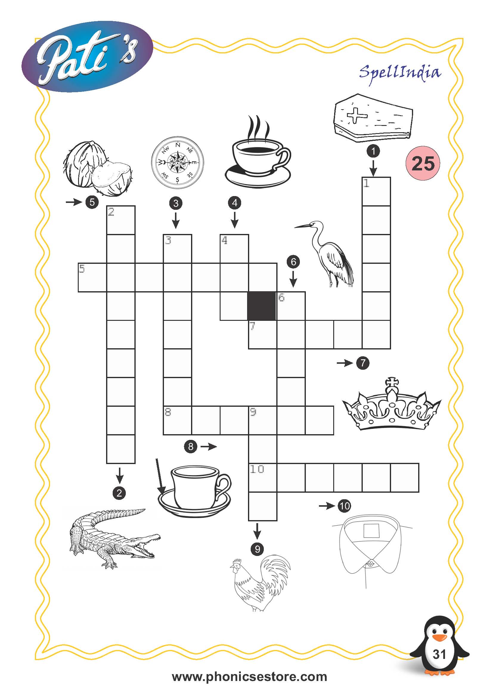 picture crossword for children spell bee academy book at amazon