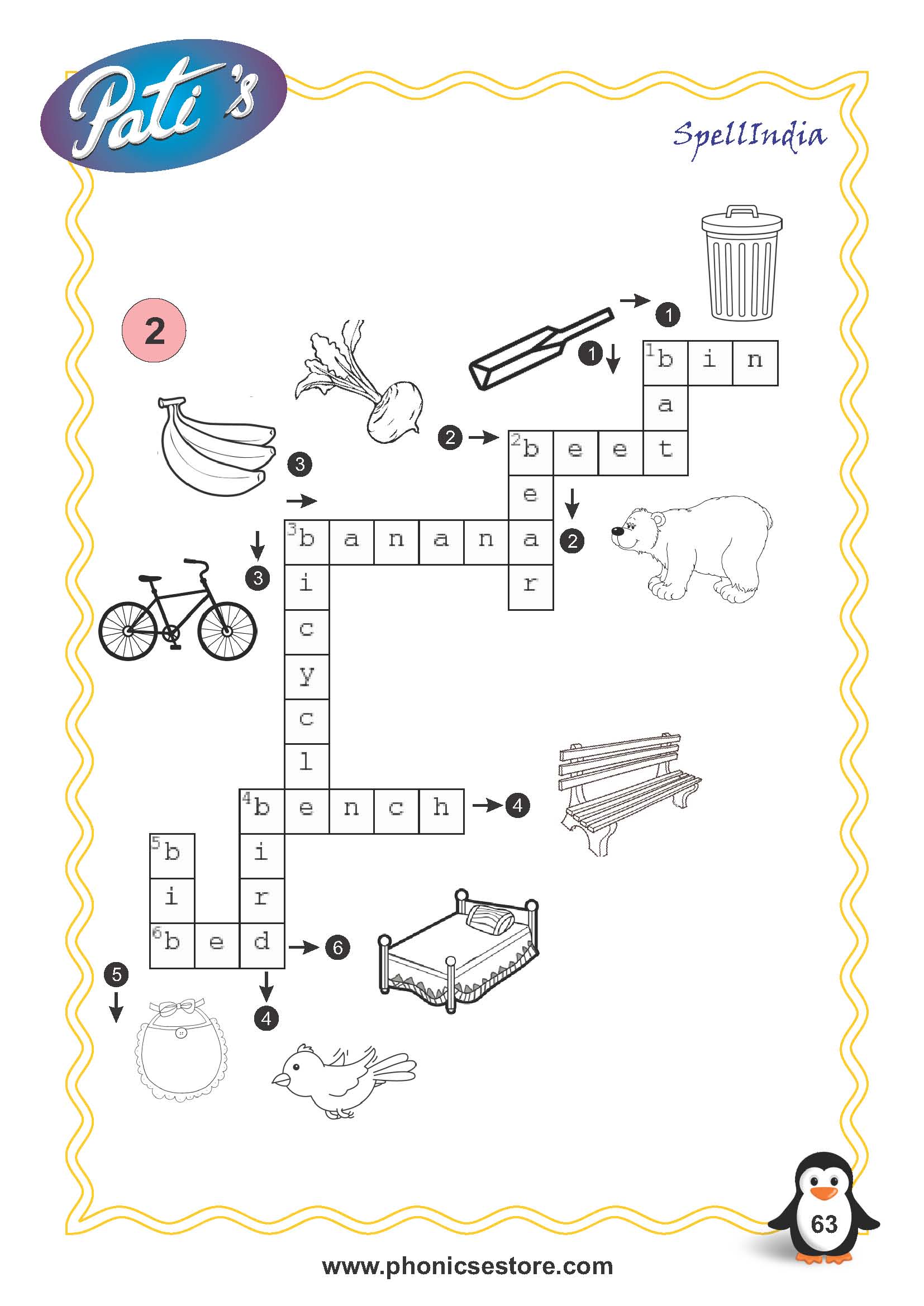 picture crossword for children spell bee academy book at amazon