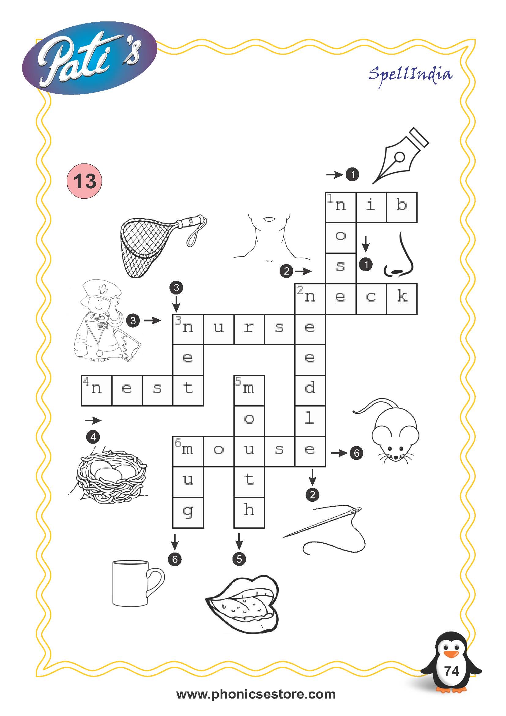 picture crossword for children spell bee academy book at amazon