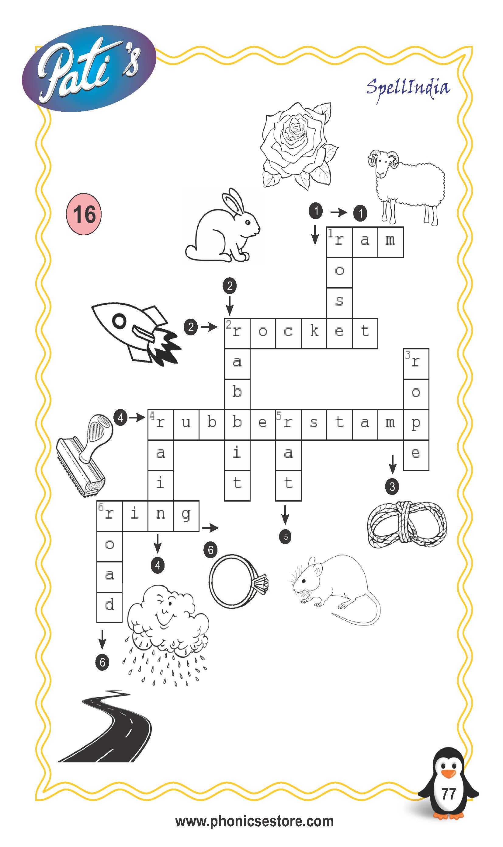 picture crossword for children spell bee academy book at amazon