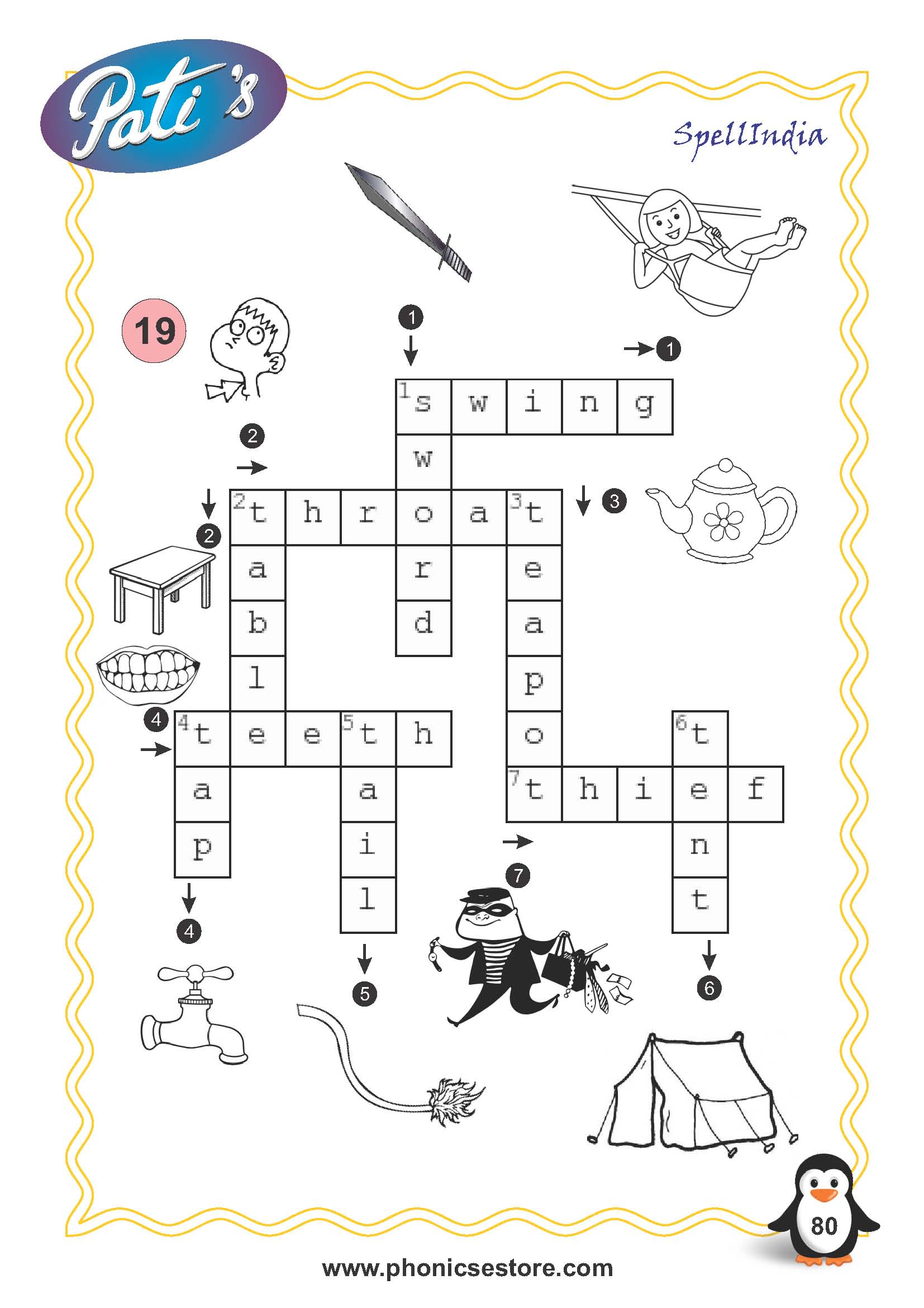 picture crossword for children spell bee academy book at amazon