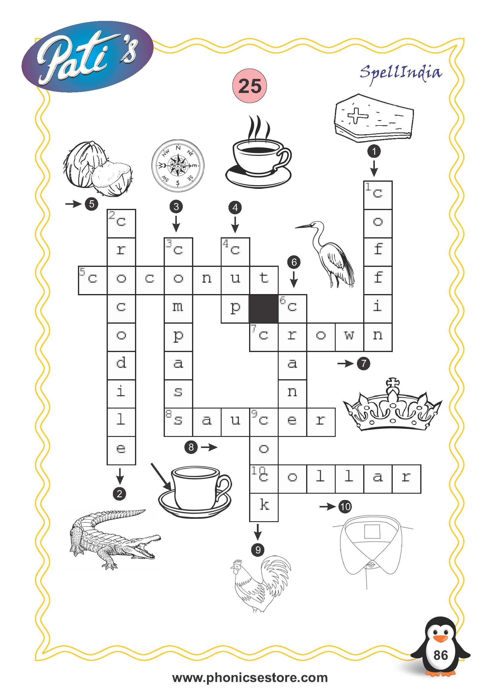 picture crossword for children spell bee academy book at amazon