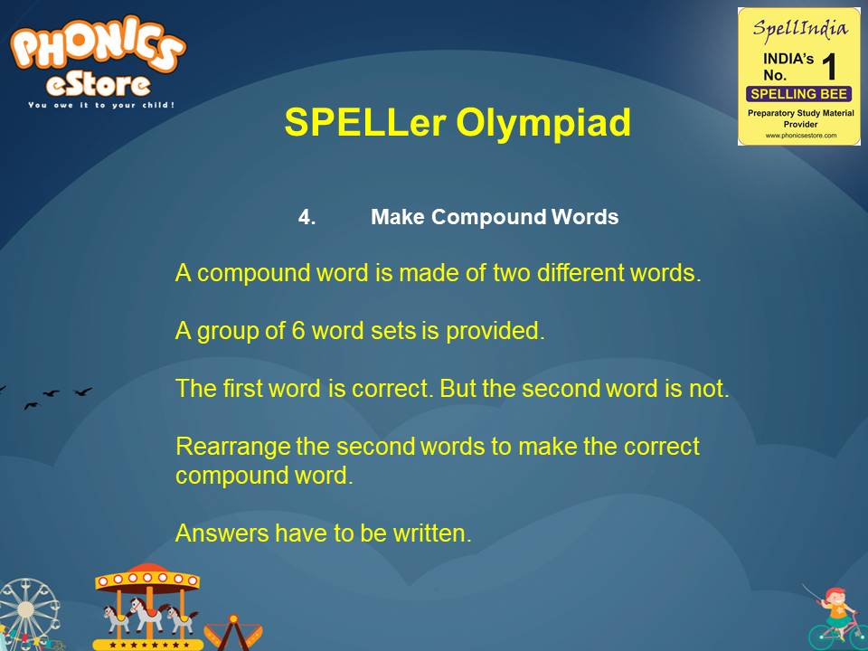 Spelling Spell Bee Olympiad Sample Questions for Class 2