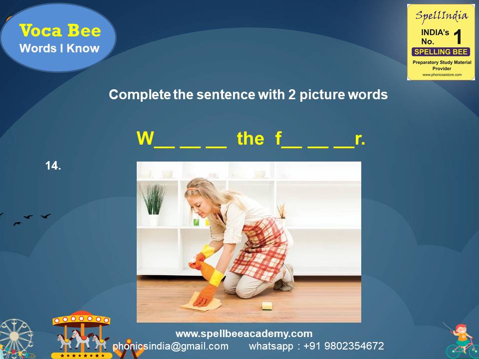 vocabulary spelling bee words for children