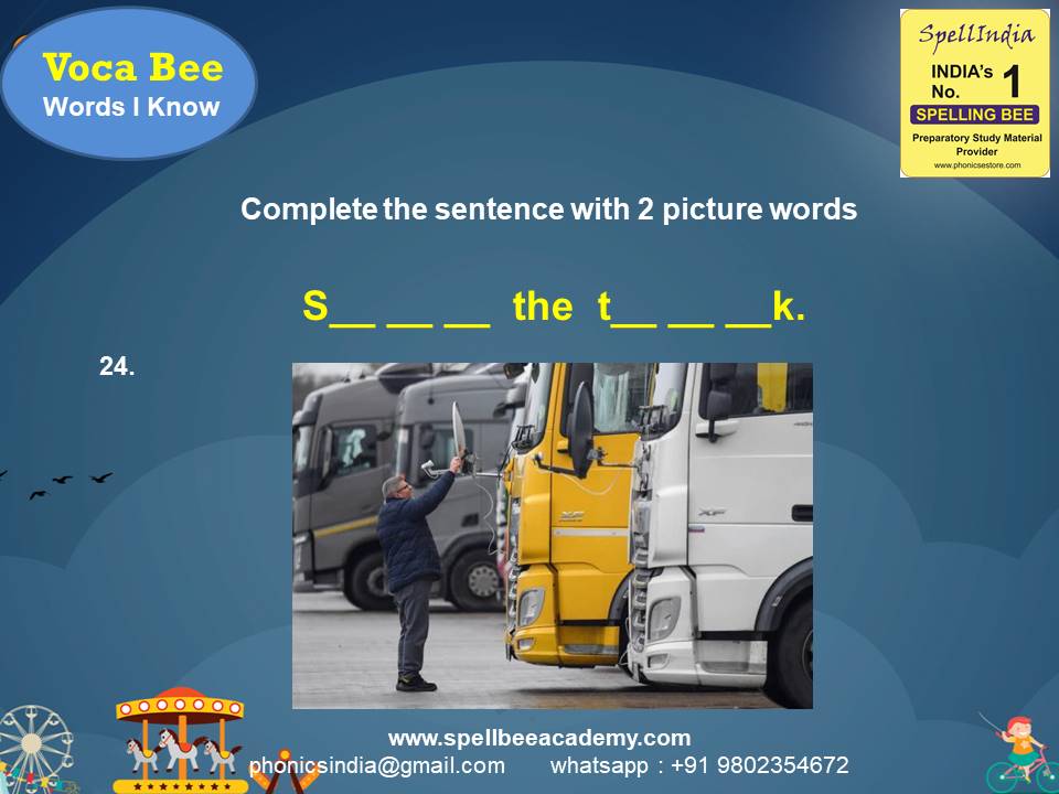 vocabulary spelling bee words for children