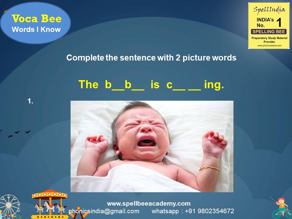 vocabulary spelling bee words for children