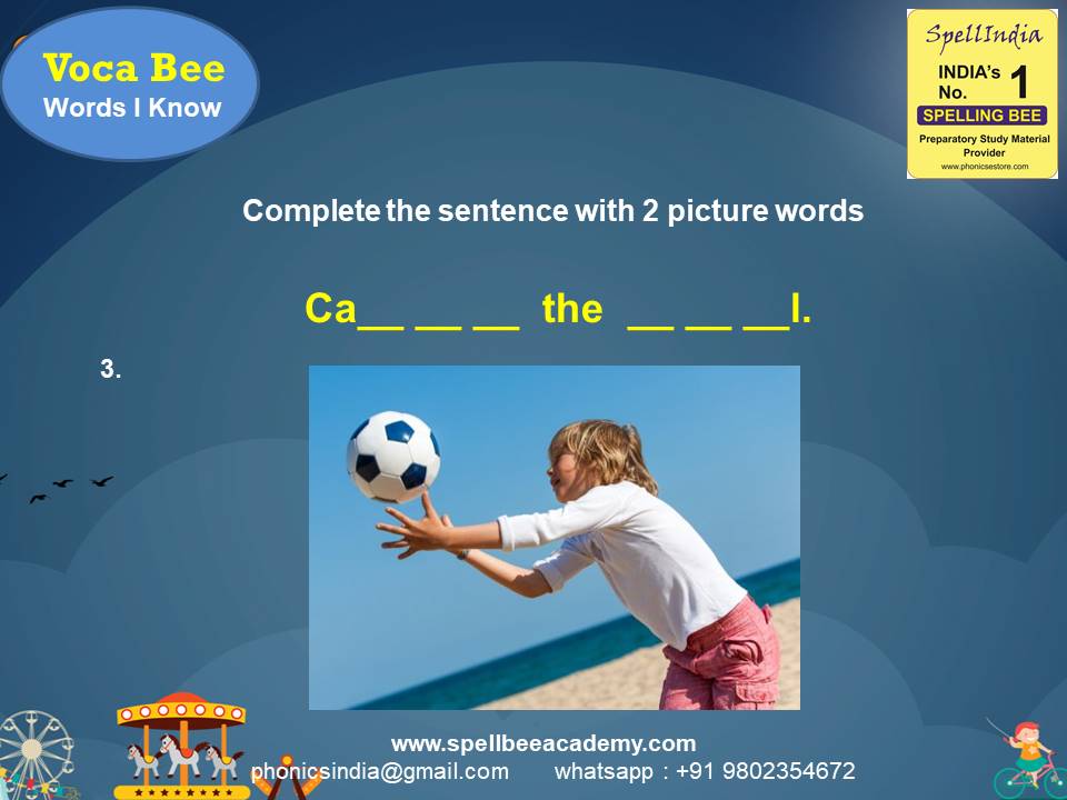 vocabulary spelling bee words for children