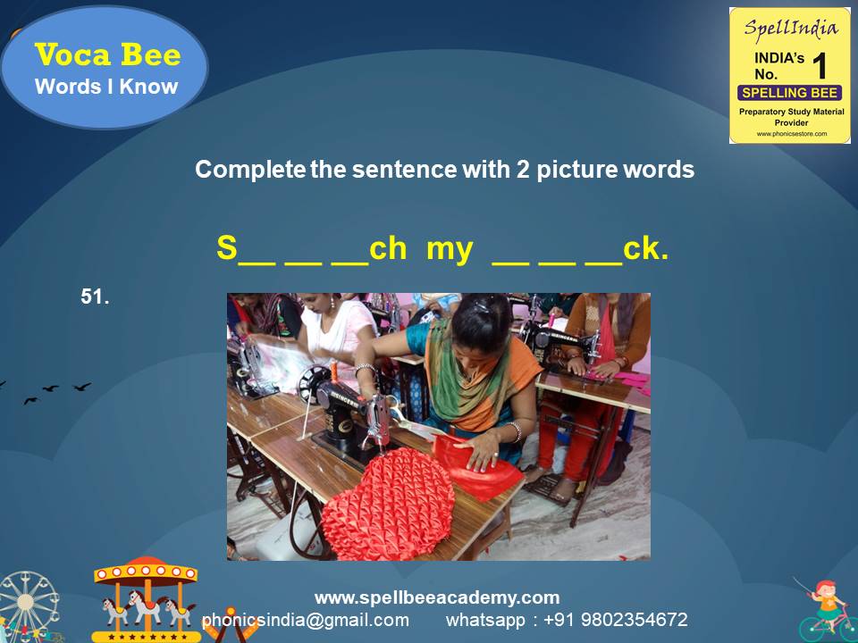 vocabulary spelling bee words for children