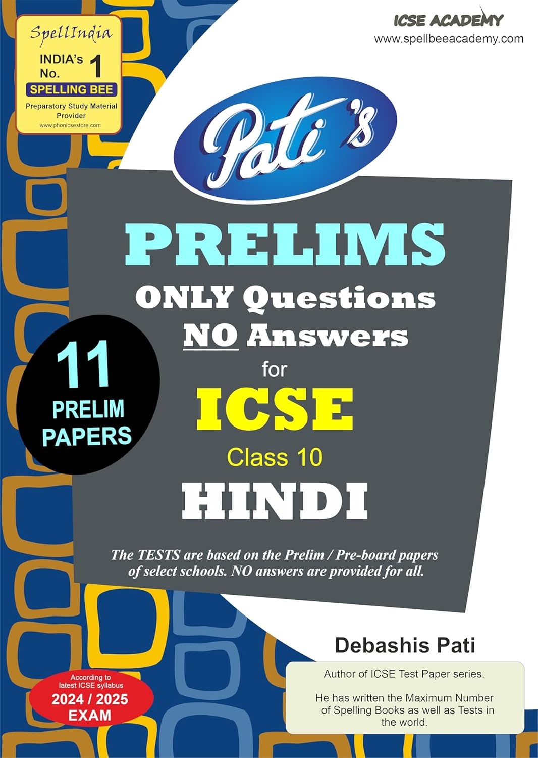 ICSE Class 10 Hindi Prelim Papers Book by Debashis Pati