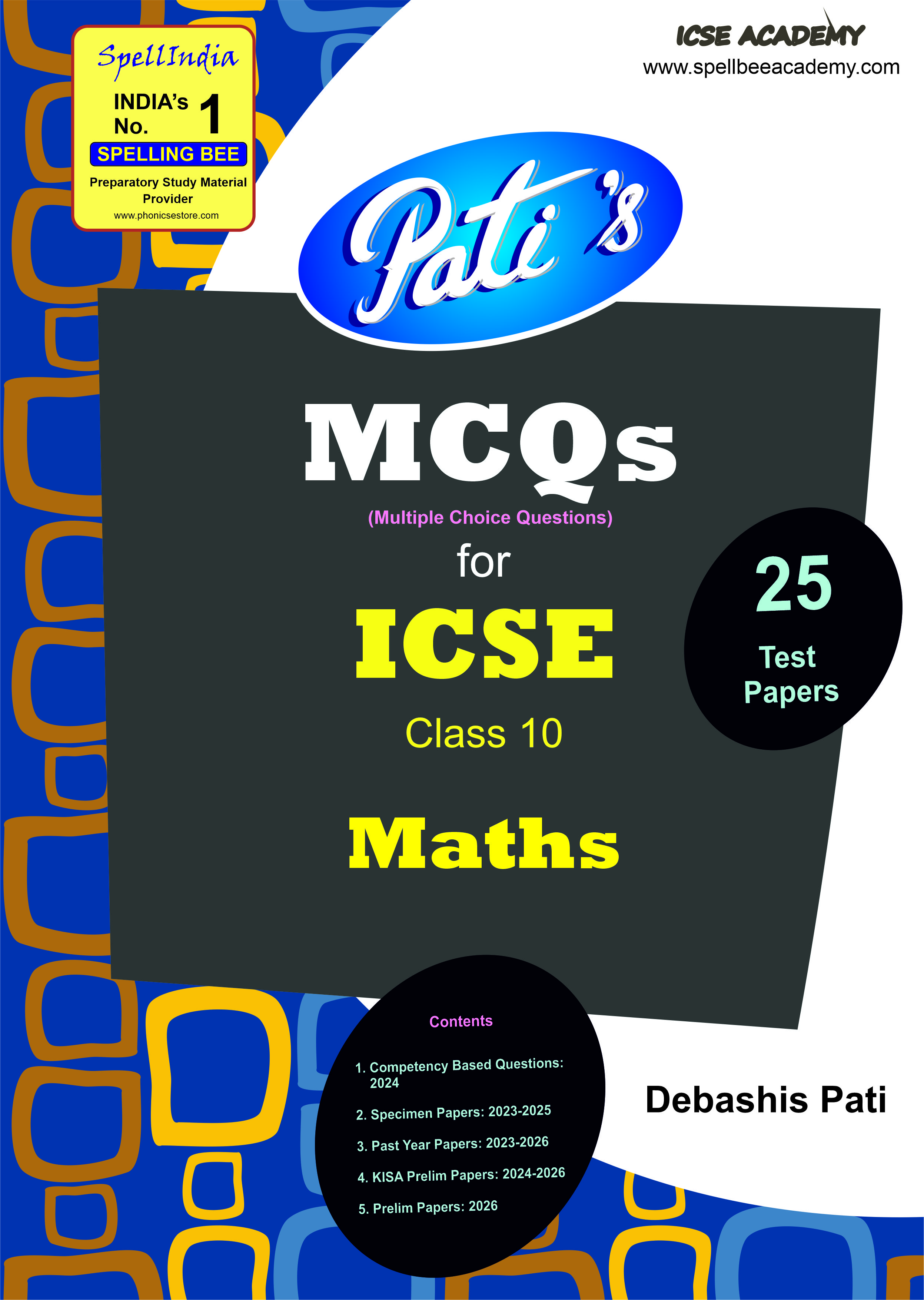 ICSE Class 10 : Maths MCQs (Multiple Choice Questions) - 25 MCQ Test Papers with answers