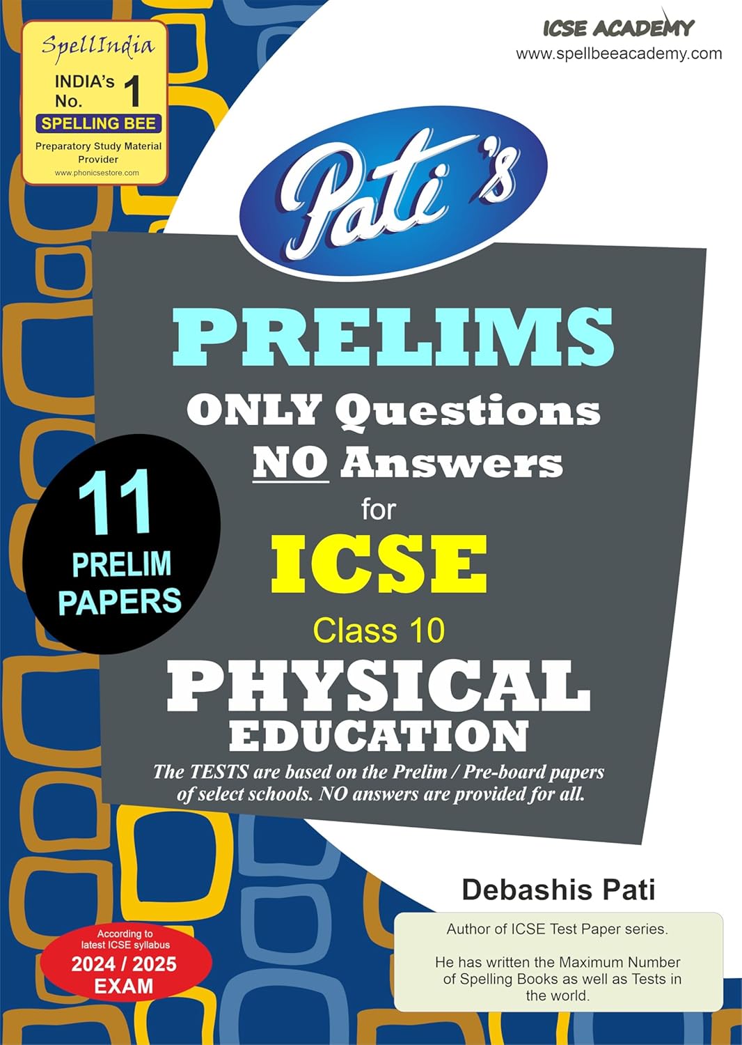 ICSE Class 10 Physical Education Prelim Papers Book by Debashis Pati