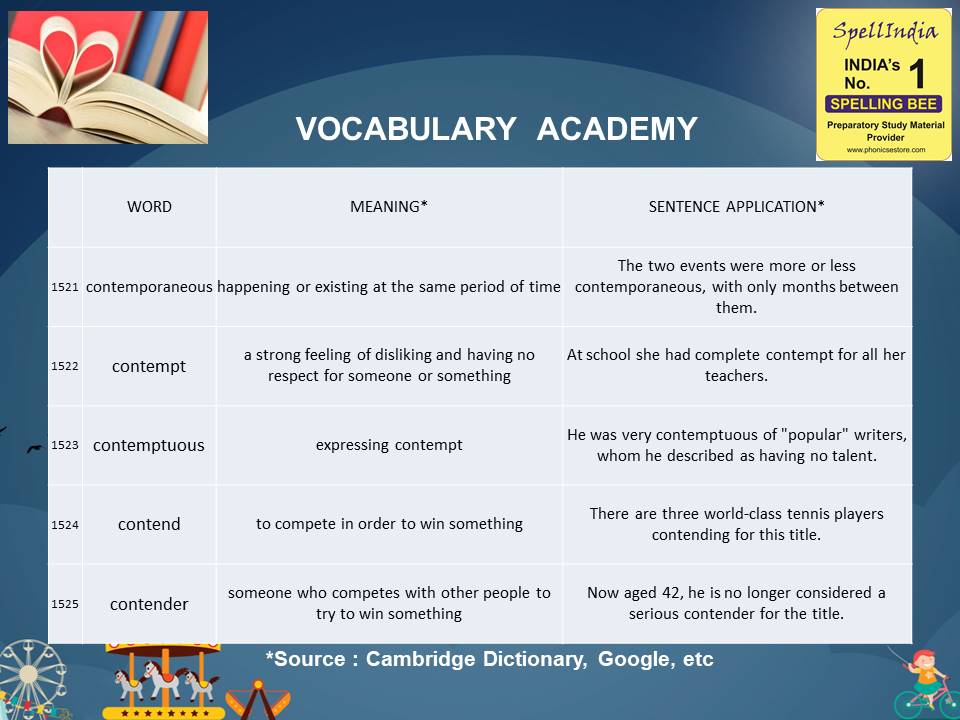 spelling competition